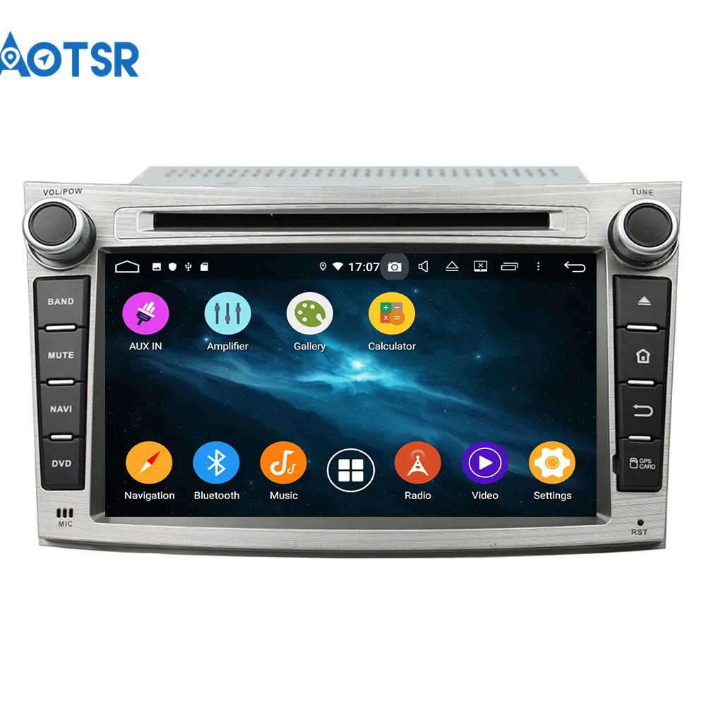 Android 9 0 4 Гб 64 мультимедийный автомобильный радиоплеер для Subaru Legacy/outback 2009 2012 2 Din
