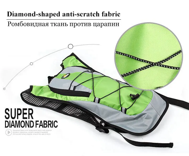 Водонепроницаемый нейлоновый марафонский рюкзак жилет для фитнеса на открытом воздухе 5L Trail для бега спортивные аксессуары для мужчин и женщин Велоспорт Пешие прогулки Бег сумка