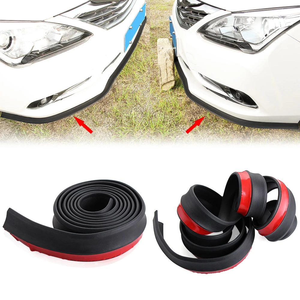 

Car Styling Rubber Bumper Lip Splitter Skirt Protector Strap for Renault Koleos Clio Scenic Megane Duster Sandero Captur Twingo