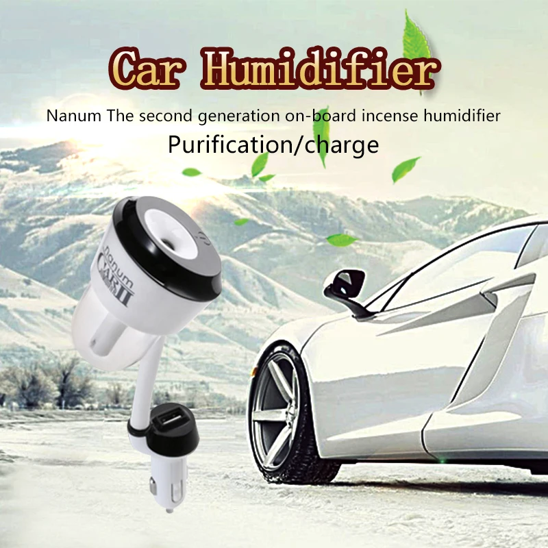 Mini font b Car b font font b Humidifier b font Air Purifier Aroma Essential Oil