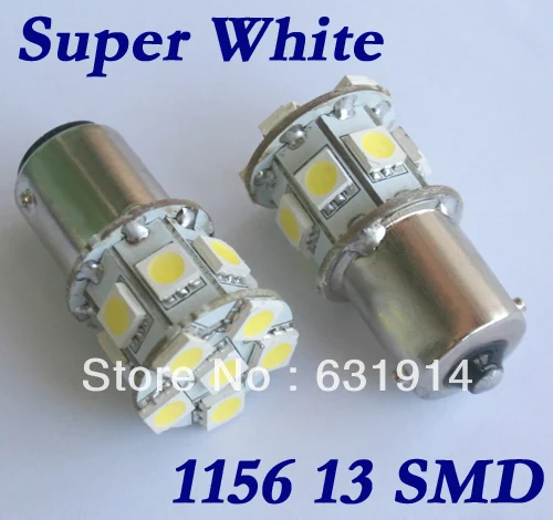 first-class design Free Shipping 50X 13SMD 5050 white 1156 car led Lamp smd/Car Turn Signal Backup auto lightings | Автомобили и