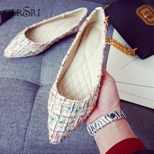 Gersri/женские модные лоферы на плоской подошве; сезон весна-осень; женская обувь на плоской подошве; zapatos mujer; большие размеры 33-43; Цвет Черный