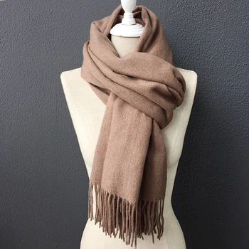 

New 100% Bufanda De Lana De Cordero para Las Mujeres Pashmina Panuelo de Invierno Primavera Larga Bufanda Mujeres Chales de Lana
