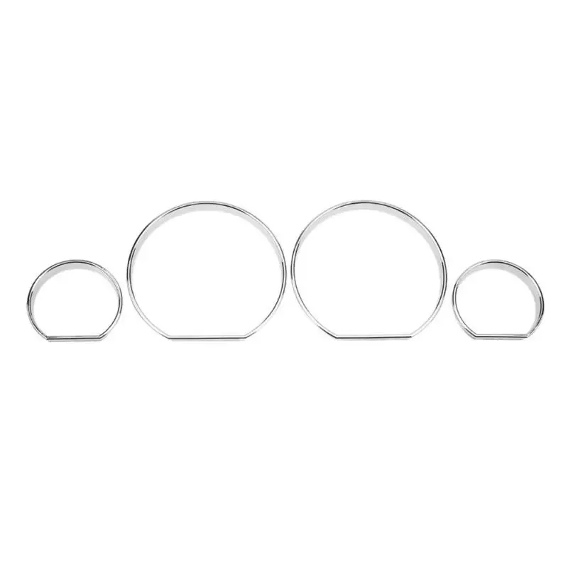 VODOOL 4pcs Car Front Dashboard Decoration Frame Auto Car Front Styling Cover for BMW E46 High