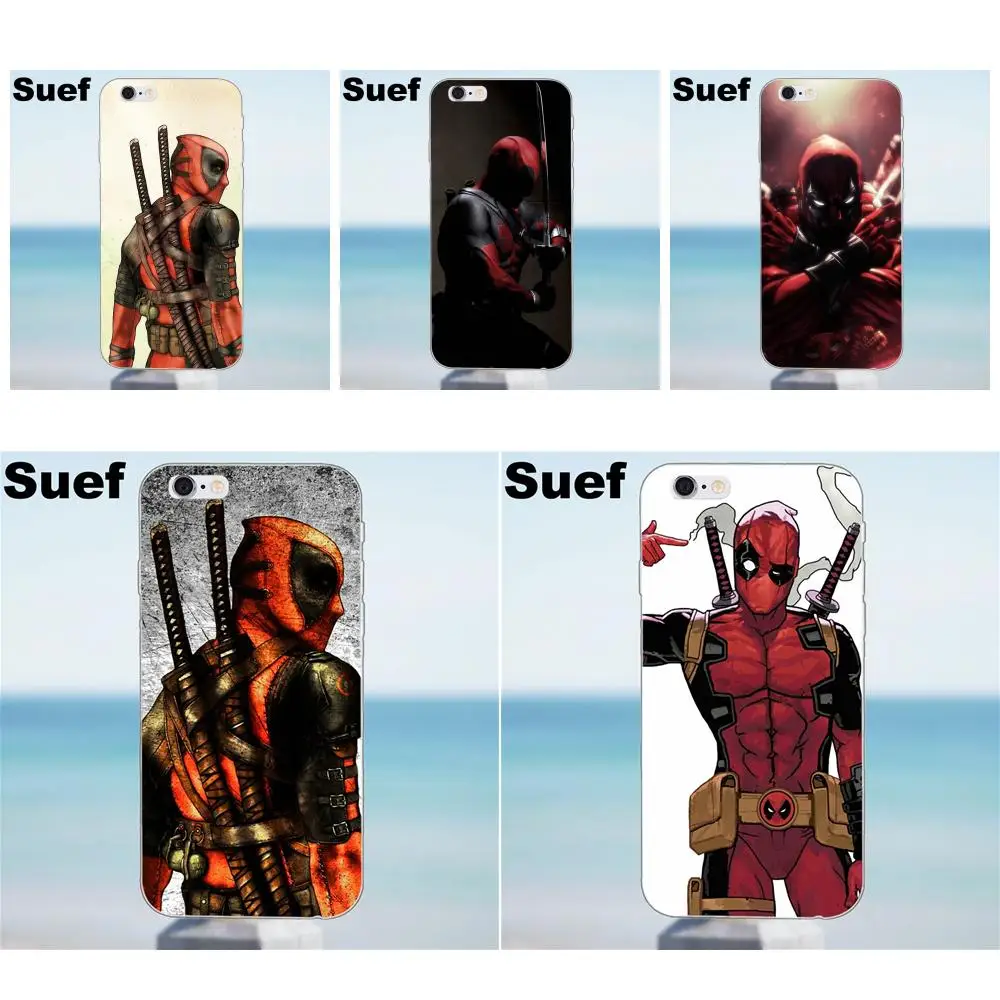 Suef мягкий чехол для мобильного телефона Чехлы iPhone X 4 4S 5 5S 5C SE 6 6S 7 8 Plus Galaxy J1 J3 J5 J7 A3 A5