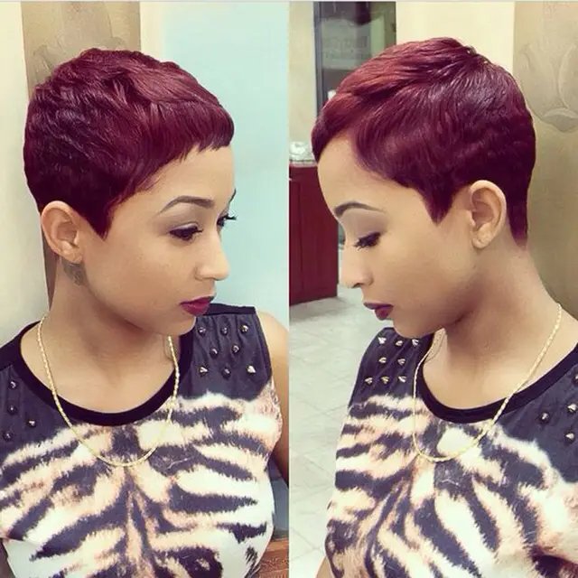 28 Pieces Short Mongolian Human Hair Weave With Closure 7a