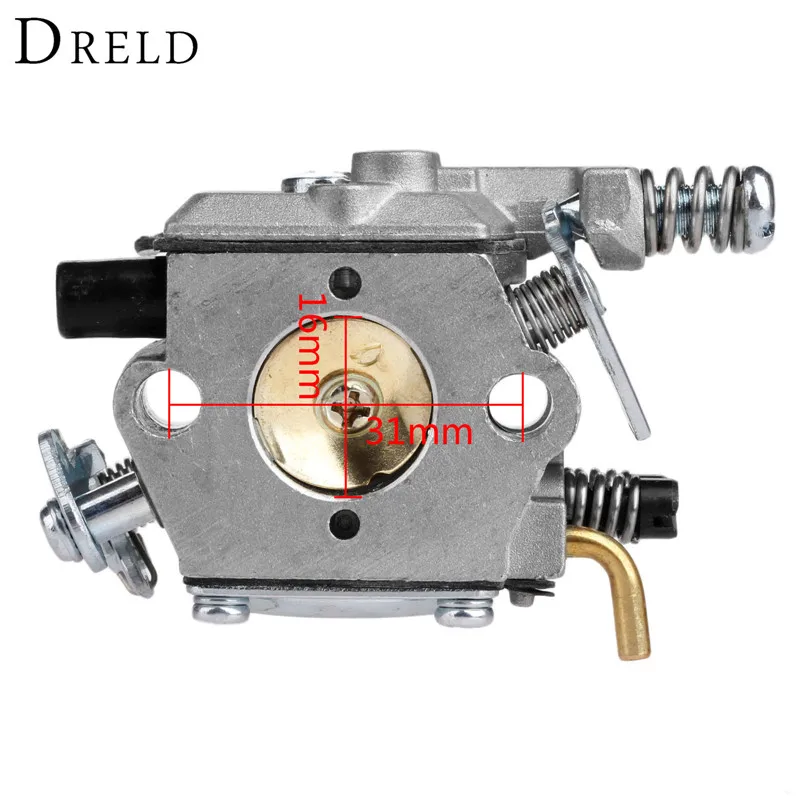 Карбюратор DRELD 3800 38cc 4100 41cc для цепной пилы запасные части WALBRO КАРБЮРАТОР типа