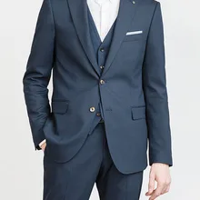 Изготовленные на заказ темно-синие мужские свадебные костюмы, на заказ темно-синие мужские облегающие костюмы, на заказ темно-синие мужские костюмы с брюками