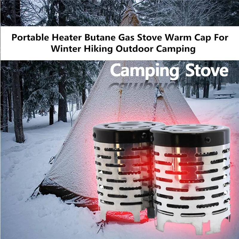 

Outdoor Portable Camping Oven Gas Stove Survival Furnace Stove Picnic Stainless Steel Cooking Gas Burner Cooker
