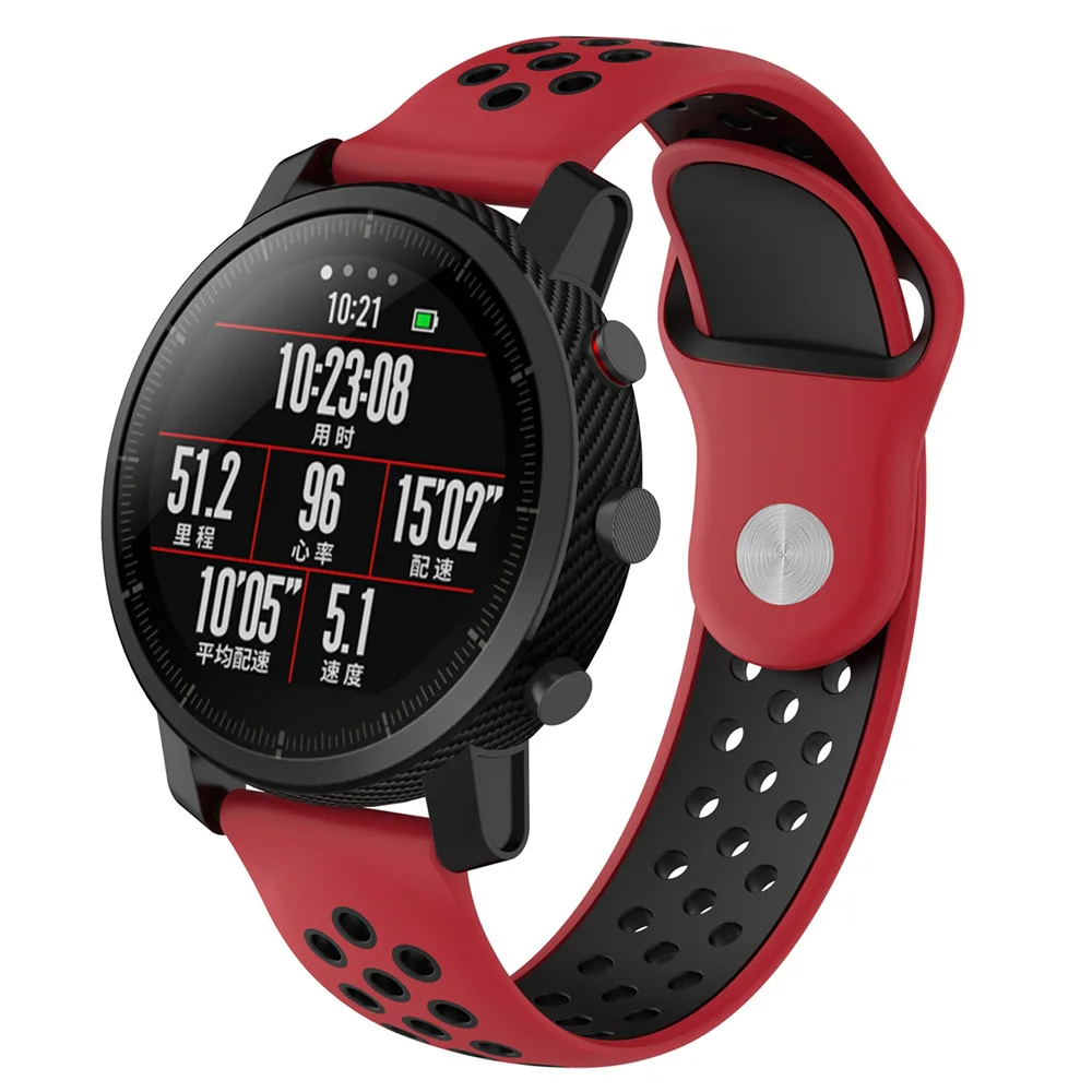 7/лот Amazfit Stratos 2 ремешок 22 мм силиконовый браслет для Xiaomi Huami Amazfit Stratos 2 Watch Band защитные чехлы пленка для экрана