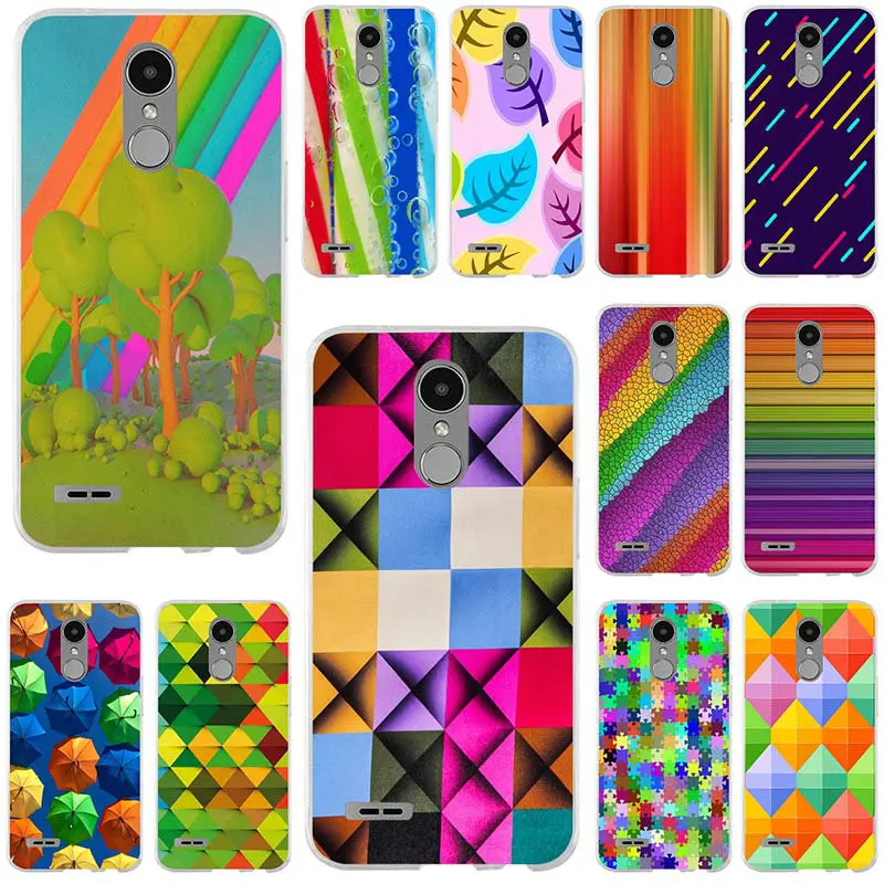 Texture Colorful Shape Soft TPU Phone Cases for LG K4 K7 K8 K10 2017 V10 V20 V30 G2 G3 Mini G4 G5 G6 Stylus Nexus 5X Shell Coque | Мобильные