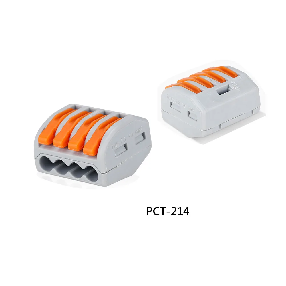 Клеммная колодка для быстрой проводки с рычагом 100 2 5 мм2 50 шт. 0 08 шт.|4pin wire|3pin wirewire