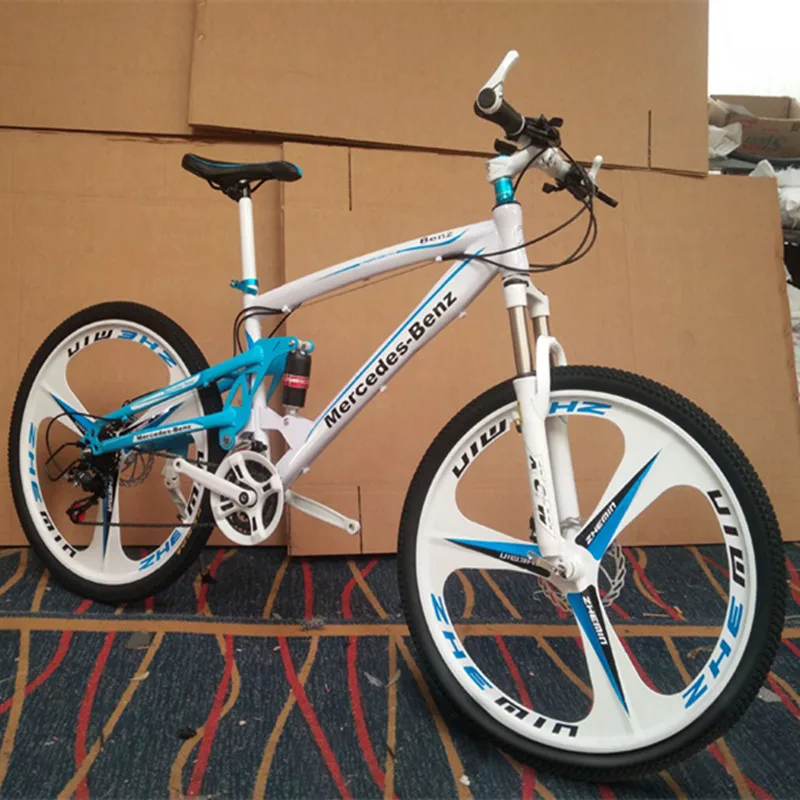Folding Mountain Bike 26 inch Mountain Mike 21 speed 24 speed 27 Speed Double Disc Brake Bicycle Folding Mountain Bike 26 inch Mountain Mike 21 speed 24 speed 27 Speed Double Disc Brake Bicycle