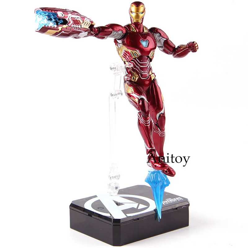 Figuarts SHF Iron Man MK50 & Tamashi Stage PVC Action Figures Marvel Avengers Infinity War Ironman Mark 50 Collectible Model Toy