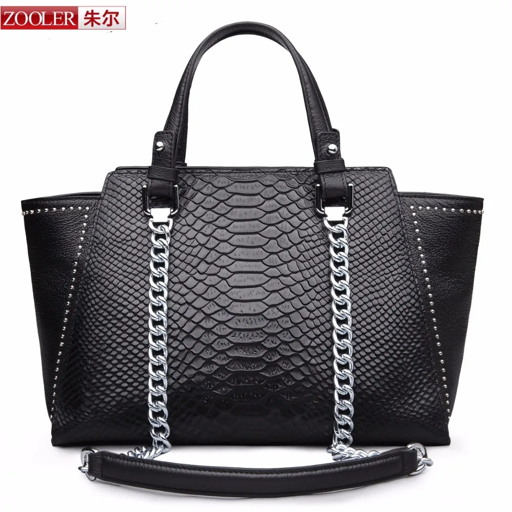 limited edition 2017 ZOOLER Serpentine grain genuine leather font b Bags b font for font b
