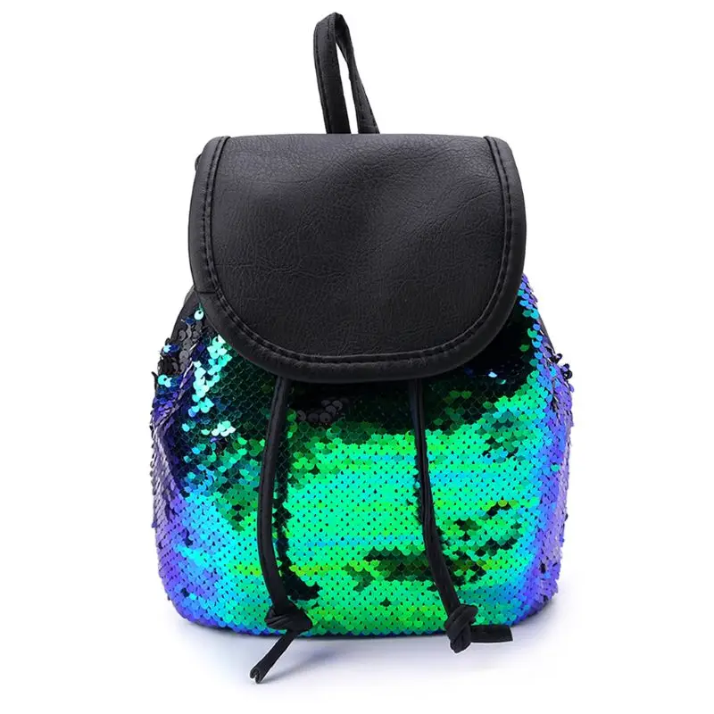 

Flip Sequins Mini Backpack Small Rucksack Casual Daypack Purse for Teen Girls Gift for School Student