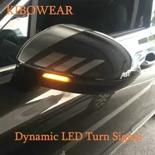 Динамический мигалка светодиодный сигнал поворота для Volkswagen Passat B8 вариант Arteon светильник зеркало индикатор последовательного