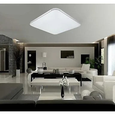 

LED 18W Flush Mounte LED Light Modern White Acrylic with Light Ajustable Free shipping