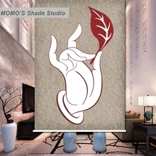 MOMO термоизолированная Затемняющая ткань на заказ традиционные оконные шторы роликовые шторы-жалюзи, Алиса 76-79