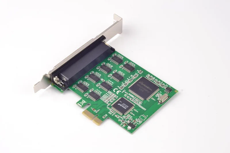 PCIe to 8 Port RS232 Serial Card DB9 COM Adapter