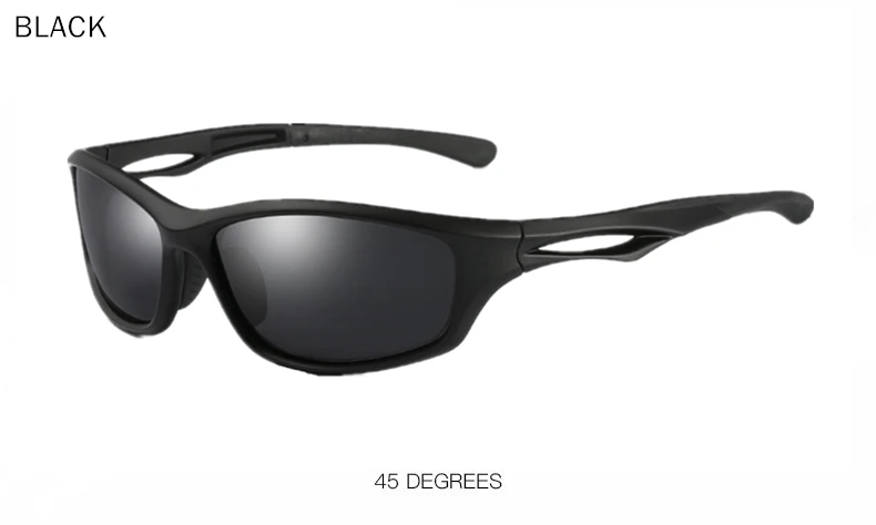 Поляризованные очки Для мужчин TR90 Материал Рыбалка вождения очки мужские солнцезащитные очки Óculos очки с защитой от УФ-излучения Черный B9317