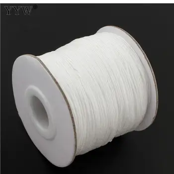 

120yards/Pc 0.5mm Nylon Thread White Colors None Elastic Nylon Thread Jewelry Accessories Cord DIY Making For Bracelet Necklace
