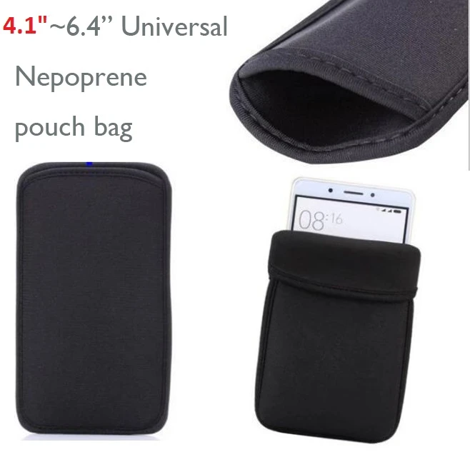 iphone 13 pro max leather case 4.1"~6.4" inch Universal Neoprene Pouch Bag Sleeve Case For iphone 13 12 11 Pro Max  For Galaxy S22 S21 S20 Ultra A52 A72 A53 iphone 13 pro max clear case