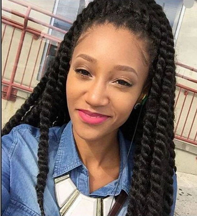 24 Inch Havana Mambo Twist Braids Synthetic Senegalese Braids Hair
