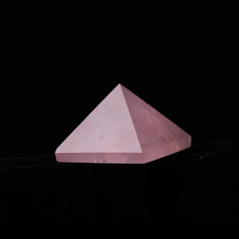 

1kg Natural Obsidian Rose Quartz Pyramid Wholesale Natural Stone Fengshui Chakras A Set Stone Healing Crystal Pyramids