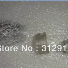 100 узлов DC12V WS2811 Светодиодный C9 Тип пикселя; водонепроницаемый, полный цвет; с граненой белой крышкой C9; с прозрачной проволокой