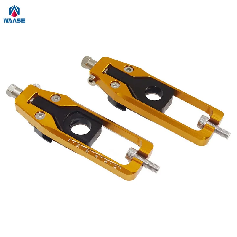 waase Motorcycle Chain Adjusters Tensioners Catena For Yamaha MT09 FZ