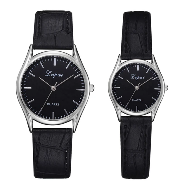 Lvpai Brand Couple Watches Fashion Casual Black Quartz Women Men Watch Minimalis Lvpai Brand Couple Watches Fashion Casual Black Quartz Women Men Watch Minimalis