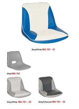 

Marine Boat Yacht Fishing C-Seat Padded 3 Panel Seat Grey Blue/White Grey/White Grey/Charcoal MA 701