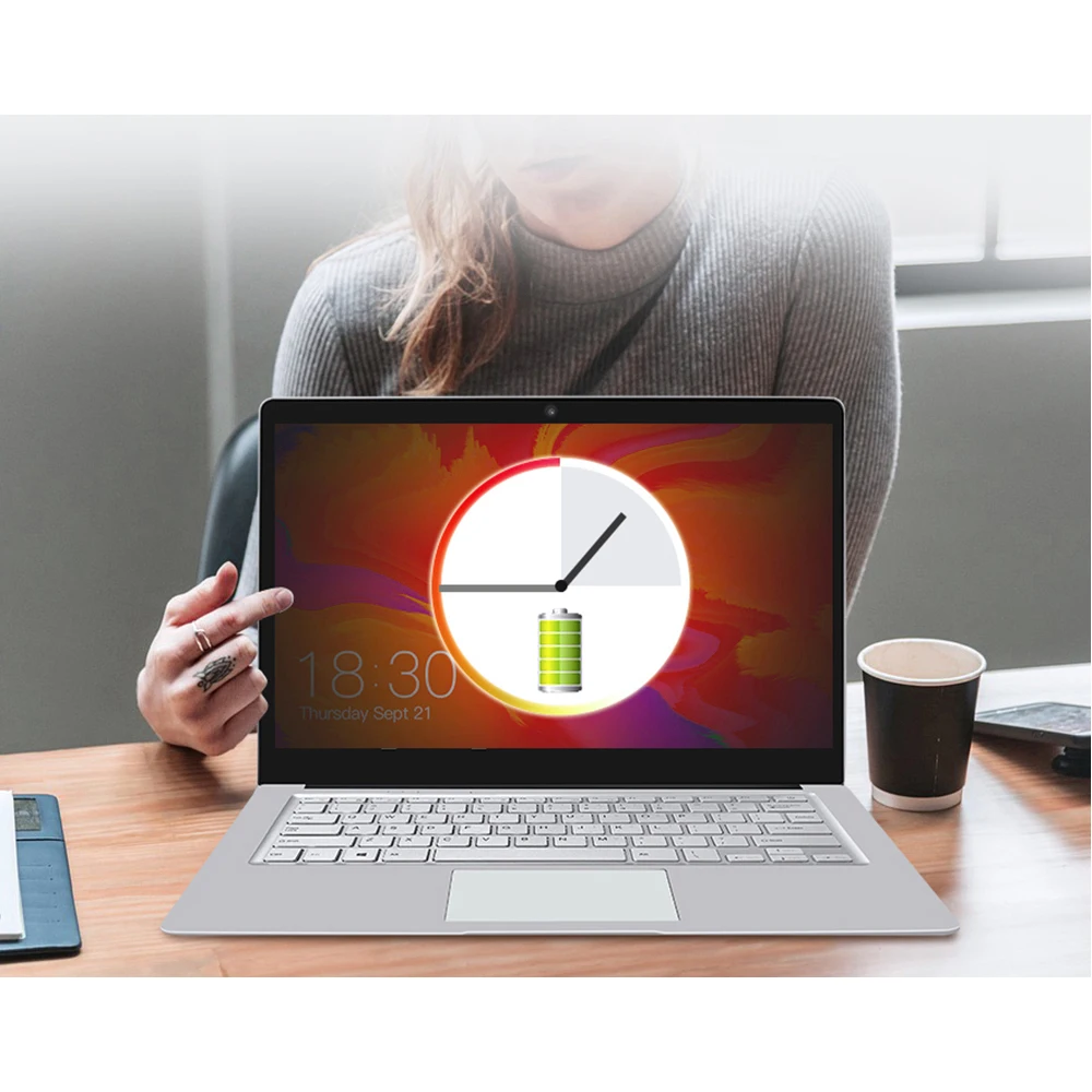Ноутбук с 14 дюймовым экраном Intel Celeron J3160 4 ГБ/8 ГБ ОЗУ 256 Гб SSD ультрабук