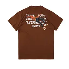 19SS с изображением Трэвиса Скотта ASTROWORLD Virgil Abloh топ тройники высокого качества уличная хип хоп Hanukkah Astroworld grimace футболки для мужчин и женщин