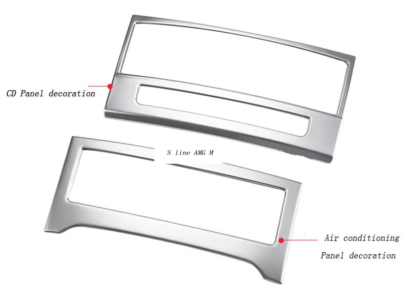 Автомобильный Стайлинг интерьера кондиционер CD панель декоративная накладка для Mercedes Benz E Class Coupe W207 C207 авто аксессуары