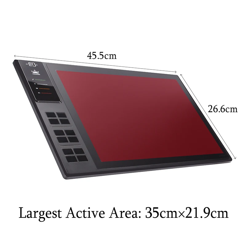 Koop HUION Giano WH1409 Draadloze Digitale Tablet Professionele Grafische Tekening Pen Tabletten met 8192 Niveaus en Gratis Gift Handschoen