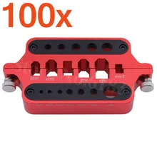 100 шт. алюминиевая паяльная изоляционная станция хобби для XT60 XT90 Deans Разъем типа "банан" RC инструменты