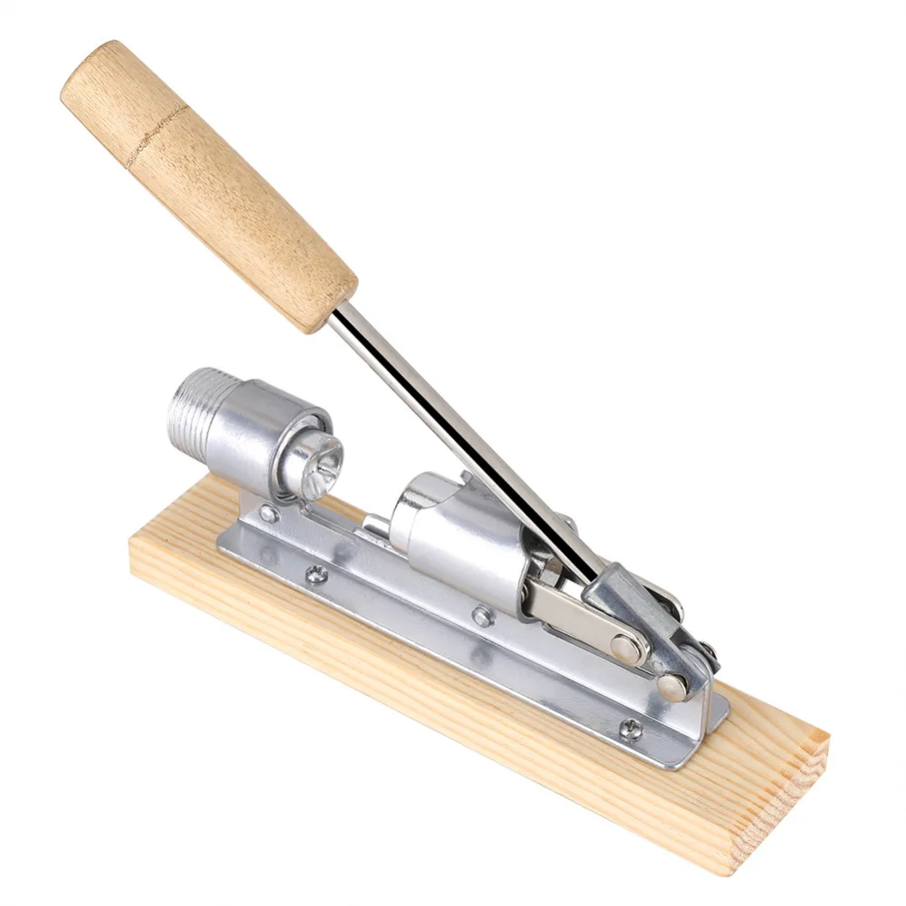 

Durable Wood Walnut Cracker Nut Opener Kitchen Tools Desktop Wood Base & Handle Labor-saving Mechanical Machine Nut Clamp Tool