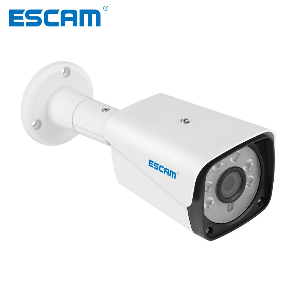 ESCAM QH002 HD 2MP IP Камера ONVIF H.265 P2P открытый Водонепроницаемый ИК Bullet с Smart анализ Функция видеонаблюдения Камера