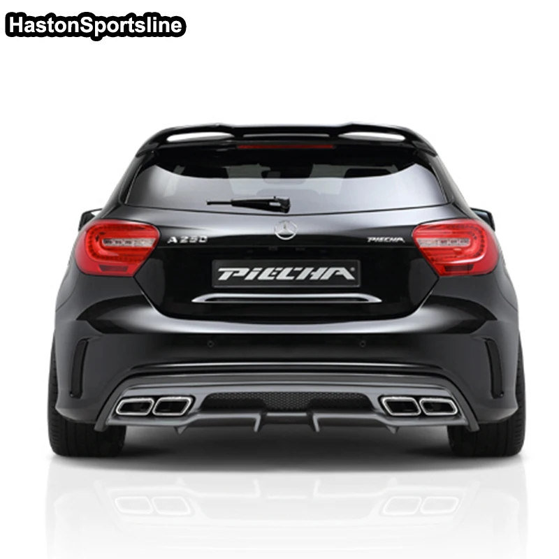 W176 A250 A260 A45 AMG изменение PIECHA стильное стекловолокно Неокрашенный задний праймер спойлер на крыше автомобиля крыло для Mercedes-Benz 2013