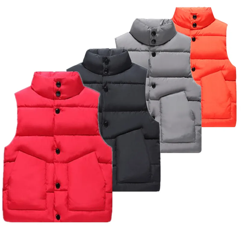 2019 Autumn and Winter Warm Children Sports Cotton Vests Boys and Girls