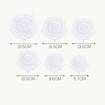 При повторном использовании многофункциональная герметичная Пищевая силиконовая крышка