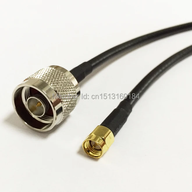 New Modem Coaxial Cable SMA Male Plug Connector Switch N RG58 50CM 20&quot Adapter | Мобильные телефоны и аксессуары