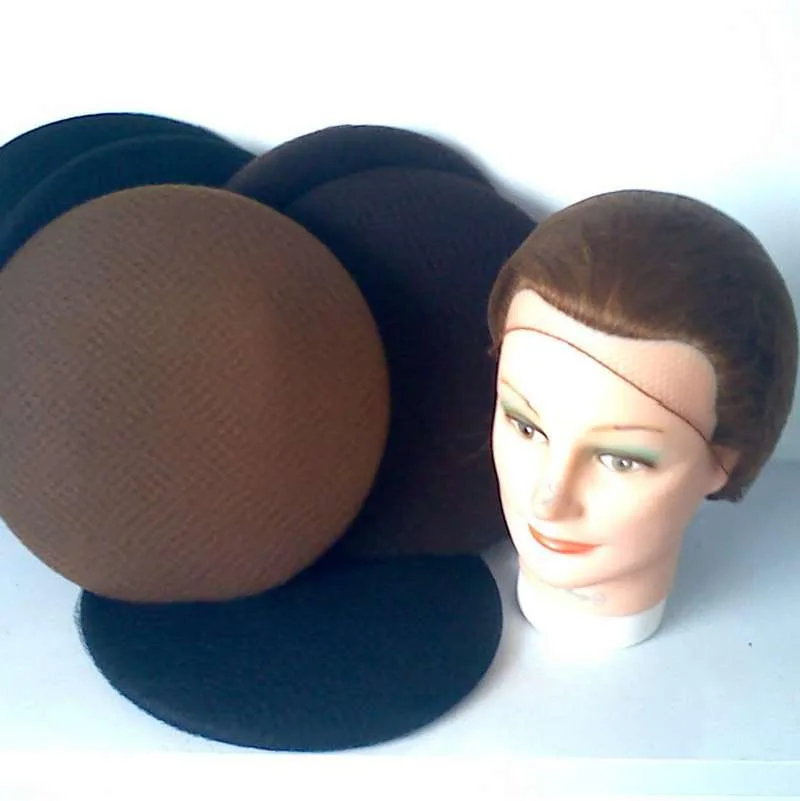 

invisible hair nets disposable hairnet 20inch brown color dancing hair net with elastic edge 144pcs