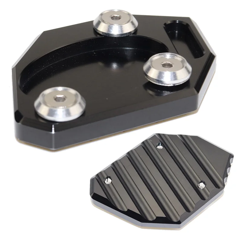 

Motorcycle Side Stand Enlarger Plate Kickstand Enlarge Extension Pad For Kawasaki Ninja 250 300R ZX250 EX300 2013 2014 2015