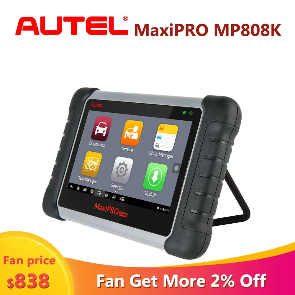 Autel MaxiPRO MP808K Auto Diagnostic auto Tool OBD2 Code Reader Scanner OBD 2 vag com scania automotivo car diagnostic tools
