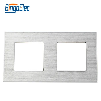 

Three color to choose double aluminum socket frame,to pair with socket parts ,