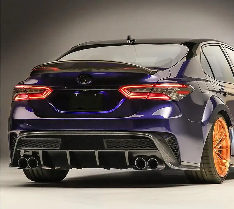 Большой спойлер для заднего крыла автомобиля из углеродного волокна Toyota Camry 2018 2019