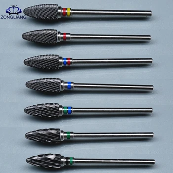

7PCS / LOT ceramic nail drill bits electric nail file nail drill manicure pedicure milling machine equipment ceramic file